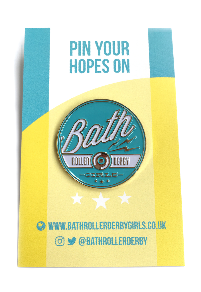 BRDG Enamel Pin Badge Bath Roller Derby