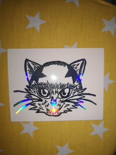 Jammer Cat Shiny sticker